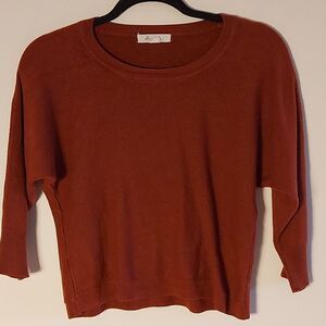 Forever21 copper cropped sweater sz. S